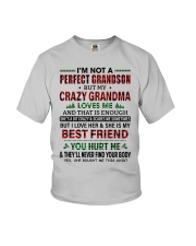 I Love Her - Amazing Gift For Grandson Youth T-Shirt front