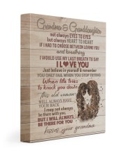 LOVELY CANVAS FOR YOUR GRANDDAUGHTER FROM GRANDMA 11x14 Gallery Wrapped Canvas Prints front