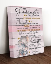 MY HEART - BEST GIFT FOR GRANDDAUGHTER 11x14 Gallery Wrapped Canvas Prints aos-canvas-pgw-11x14-lifestyle-front-17