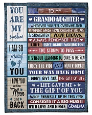 THE GIFT OF YOU - LOVELY GIFT FOR GRANDDAUGHTER Small Fleece Blanket - 30" x 40" front