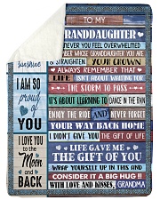 THE GIFT OF YOU - LOVELY GIFT FOR GRANDDAUGHTER Sherpa Fleece Blanket tile
