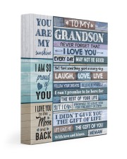 THE GIFT OF LIFE - AMAZING GIFT FOR GRANDSON 11x14 Gallery Wrapped Canvas Prints front