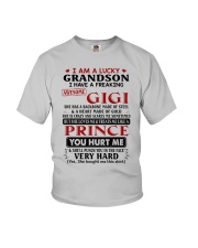 I AM A LUCKY GRANDSON Youth T-Shirt front