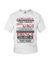 I AM A LUCKY GRANDSON Youth T-Shirt tile