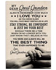 THE BEST THING - BEST GIFT FOR GREAT GRANDSON 11x17 Poster front