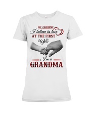 I BELIEVE IN LOVE - PERFECT GIFT FOR GRANDMA Premium Fit Ladies Tee tile