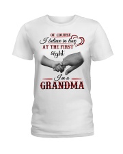 I BELIEVE IN LOVE - PERFECT GIFT FOR GRANDMA Ladies T-Shirt tile