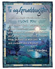 I LOVE YOU - TO GRANDDAUGHTER FROM GRANDMA Small Fleece Blanket - 30" x 40" front