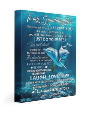 I LOVE YOU - AMAZING GIFT FOR GRANDDAUGHTER 11x14 Gallery Wrapped Canvas Prints front