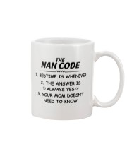 THE NAN CODE - BEDTIME IS WHENEVER Mug tile