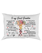 YOU'LL FEEL MY LOVE - BEST GIFT FOR GREAT GRANDSON Rectangular Pillowcase front