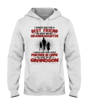I ASKED GOD FOR A BEST FRIEND - PERFECT GIFT FOR GRANDMA Hooded Sweatshirt tile