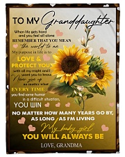 YOU MEAN WORLD TO ME - BEST GIFT FOR GRANDDAUGHTER Small Fleece Blanket - 30" x 40" front