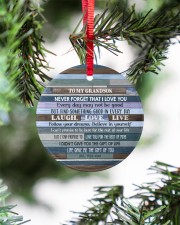 BELIEVE IN YOURSELF - LOVELY GIFT FOR GRANDSON Circle ornament - single (porcelain) aos-circle-ornament-single-porcelain-lifestyles-07