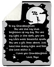 YOU ARE A GIFT FROM ABOVE - YAYA TO GRANDDAUGHTER Sherpa Fleece Blanket tile