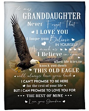 I LOVE YOU - GIFT FOR GRANDDAUGHTER FROM GRANDMA Fleece Blanket tile