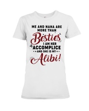 ME AND NANA ARE MORE THAN BESTIES Premium Fit Ladies Tee tile
