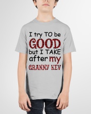 TRY TO BE GOOD - GREAT GIFT FOR GRANDCHILD Youth T-Shirt garment-youth-tshirt-front-01
