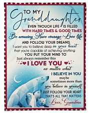 I LOVE YOU - AMAZING GIFT FOR GRANDDAUGHTER Small Fleece Blanket - 30" x 40" front