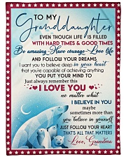 I LOVE YOU - AMAZING GIFT FOR GRANDDAUGHTER Fleece Blanket tile
