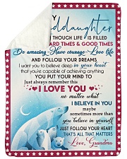 I LOVE YOU - AMAZING GIFT FOR GRANDDAUGHTER Sherpa Fleece Blanket tile