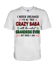 I Never Dreamed - Perfect Gift For Grandma V-Neck T-Shirt tile
