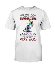I Have A Crazy Grandmasaurus - Lovely Gift For Grandkids Premium Fit Mens Tee tile