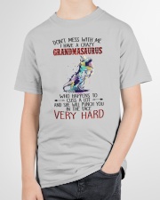I Have A Crazy Grandmasaurus - Lovely Gift For Grandkids Youth T-Shirt garment-youth-tshirt-front-lifestyle-01
