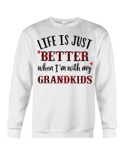 LIFE IS JUST BETTER - PERFECT GIFT FOR GRANDMA Crewneck Sweatshirt tile