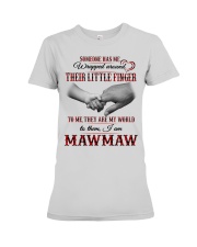 THEY ARE MY WORLD - PERFECT GIFT FOR MAWMAW Premium Fit Ladies Tee tile