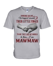 THEY ARE MY WORLD - PERFECT GIFT FOR MAWMAW V-Neck T-Shirt tile