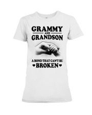 A BOND THAT CAN'T BE BROKEN-BEST GIFT FOR GRANDSON Premium Fit Ladies Tee tile