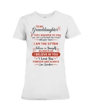 I BELIEVE IN YOU - SPECIAL GIFT FOR GRANDDAUGHTER Premium Fit Ladies Tee tile