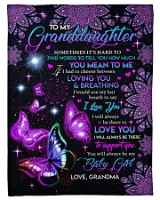 YOU MEAN TO ME - GREAT GIFT FOR GRANDDAUGHTER Small Fleece Blanket - 30" x 40" front