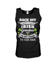 I HAVE A CRAZY IRISH GRANDMA Unisex Tank tile