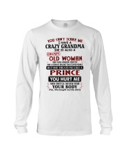 YOU CAN'T SCARE ME - BEST GIFT FOR GRANDSON Long Sleeve Tee tile