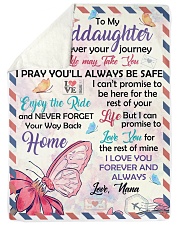 YOUR WAY BACK HOME - TO GRANDDAUGHTER FROM NANA Sherpa Fleece Blanket tile