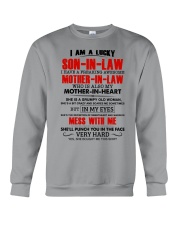SHE'S A BIT CRARY - BEST GIFT FOR SON-IN-LAW Crewneck Sweatshirt tile