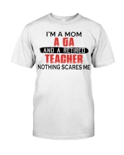 AND A RETIRED - PERFECT GIFT FOR TEACHER Premium Fit Mens Tee tile