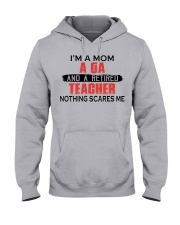 AND A RETIRED - PERFECT GIFT FOR TEACHER Hooded Sweatshirt front