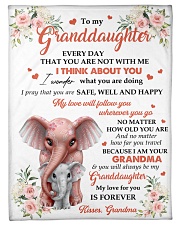 I THINK ABOUT YOU - BEST GIFT FOR GRANDDAUGHTER Small Fleece Blanket - 30" x 40" front
