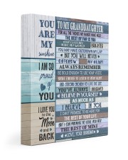 LOVELY GIFT FOR YOUR GRANDDAUGHTER 11x14 Gallery Wrapped Canvas Prints front