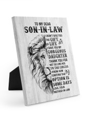 THE GIFT OF LIFE - SPECIAL GIFT FOR SON-IN-LAW Easel-Back Gallery Wrapped Canvas tile