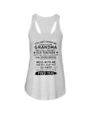 I HAVE A CRAZY GRANDMA Ladies Flowy Tank tile