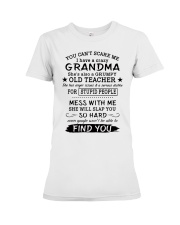 I HAVE A CRAZY GRANDMA Premium Fit Ladies Tee tile