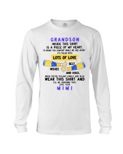 LOTS OF LOVE - SPECIAL GIFT FOR GRANDSON Long Sleeve Tee tile