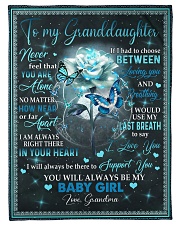 MY BABY GIRL - SPECIAL GIFT FOR GRANDDAUGHTER Small Fleece Blanket - 30" x 40" front