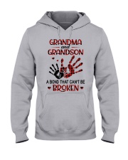 GRANDMA AND GRANDSON - A BOND THAT CAN'T BE BROKEN Hooded Sweatshirt front