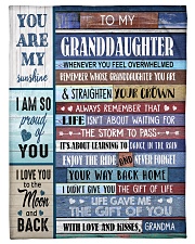 YOU ARE MY SUNSHINE - GREAT GIFT FOR GRANDDAUGHTER Small Fleece Blanket - 30" x 40" front
