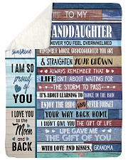 YOU ARE MY SUNSHINE - GREAT GIFT FOR GRANDDAUGHTER Large Sherpa Fleece Blanket - 60" x 80" thumbnail